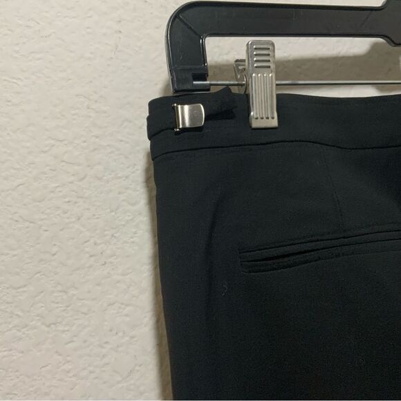 THEORY Wool-blend straight-leg pants size 2 wool 98% Lycra :2% - Picture 5 of 11